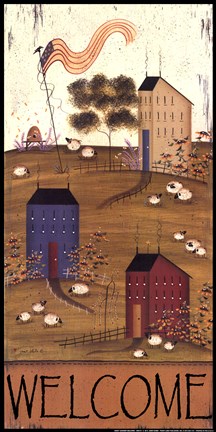 Framed Sweet Summer Welcome Print