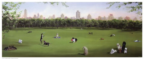 Framed Sunday in the Park Print