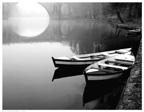 Framed Moonlit Morning Print