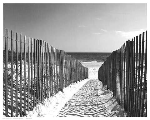 Framed Coastal Path Print