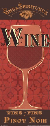 Framed Red Label III Print