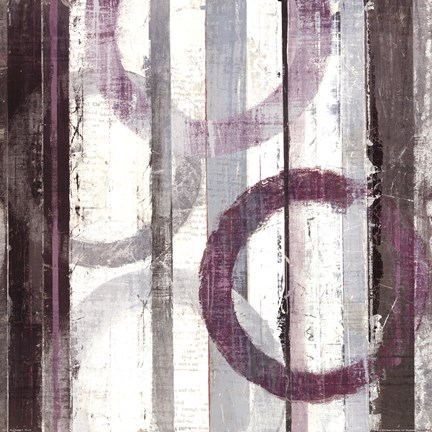 Framed Plum Zephyr II Print