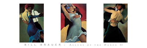 Framed Allure of the Dance II Print