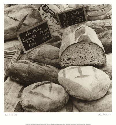 Framed Les Pains No. 1 Print