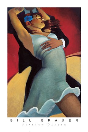 Framed Scarlet Dancer Print