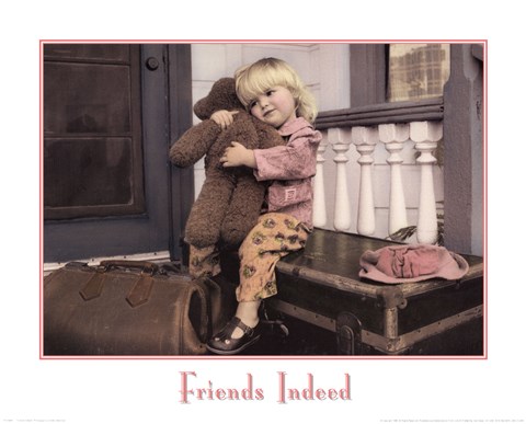 Framed Friends Indeed Print