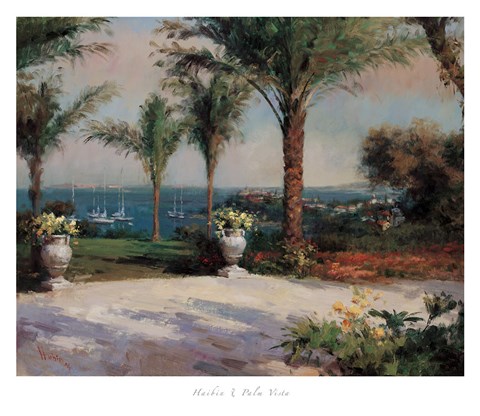 Framed Palm Vista Print