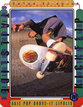 Framed GenX-Skateboarder Print