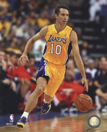 Framed Steve Nash 2012-13 Los Angeles Lakers Print