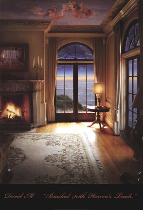 Framed Brushed with Heaven's Touch Print