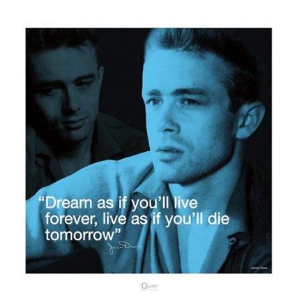 Framed James Dean- Dream Print