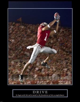 Framed Football Print