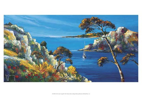 Framed La baie tranquille Print
