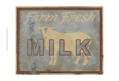 Framed Milk Print
