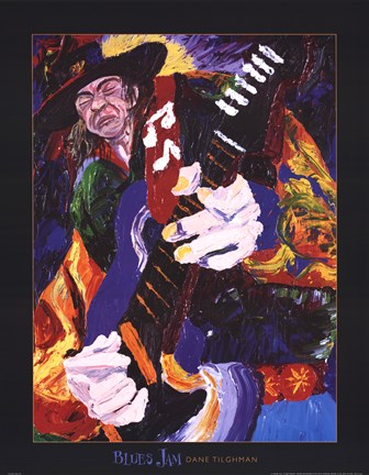 Framed Blues Jam Print