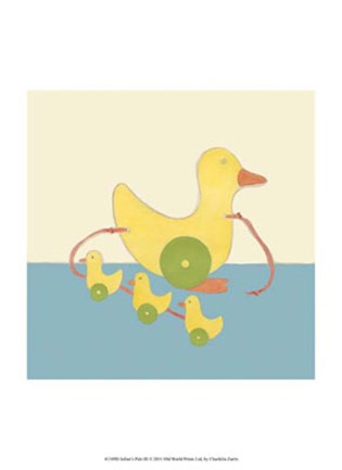 Framed Julian&#39;s Pals III Print