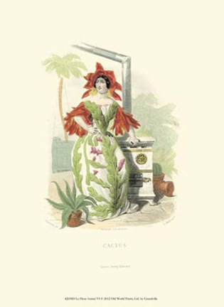 Framed Le Fleur AnimT VI Print