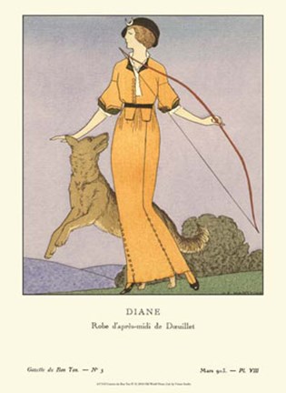 Framed Gazette du Bon Ton IV Print