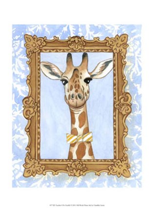 Framed Teacher&#39;s Pet - Giraffe Print