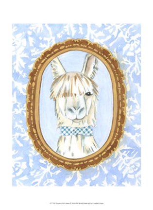 Framed Teacher&#39;s Pet - Llama Print