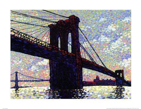Framed Brooklyn Bridge Print