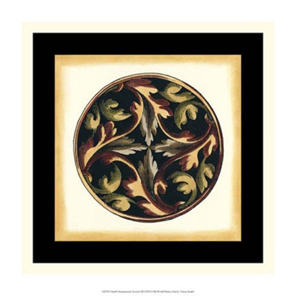 Framed Small Ornamental Accents III Print