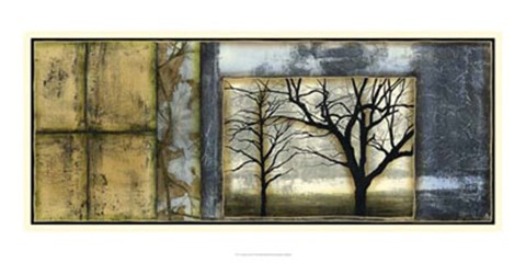 Framed Tandem Trees III Print