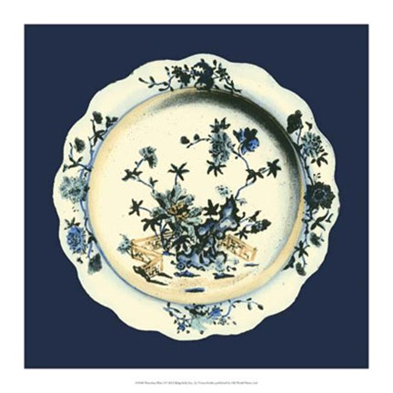 Framed Porcelain Plate I Print