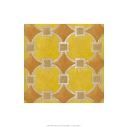 Framed Brilliant Symmetry II Print