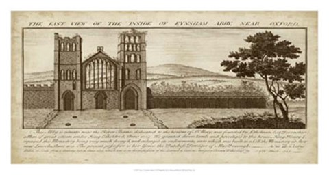 Framed View of Eynsham Abbey Print