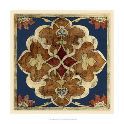 Framed Vintage Woodblock III Print