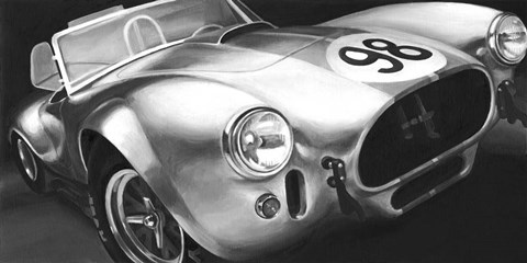 Framed Vintage Racing I Print