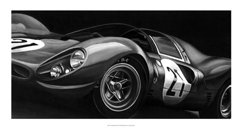 Framed Vintage Racing II Print