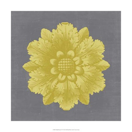 Framed Gilded Rosette IV Print