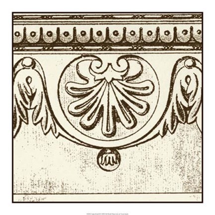 Framed Sepia Detail II Print