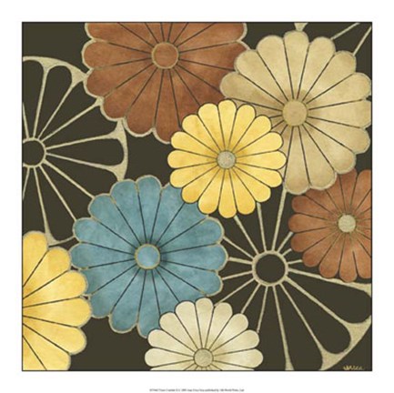 Framed Floral Confetti II Print