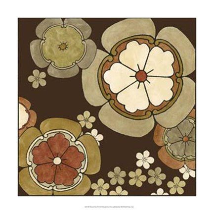 Framed Neutral Sari II Print