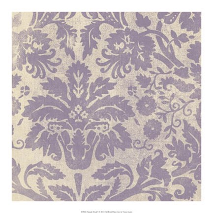 Framed Damask Detail V Print