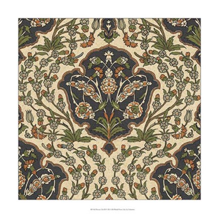 Framed Persian Tile III Print