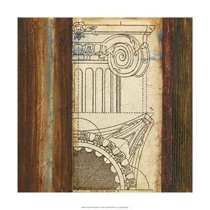 Framed Architectural Archive II Print