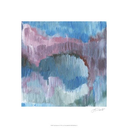 Framed Lapis Impressions I Print