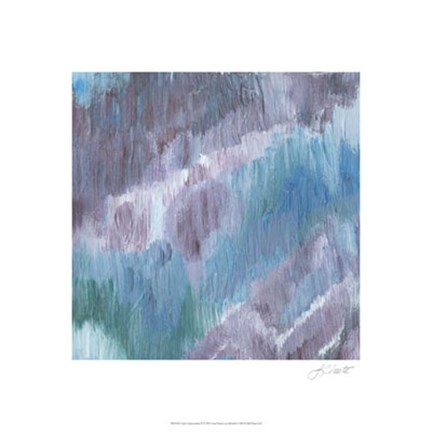 Framed Lapis Impressions II Print