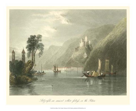 Framed On the Rhine Print