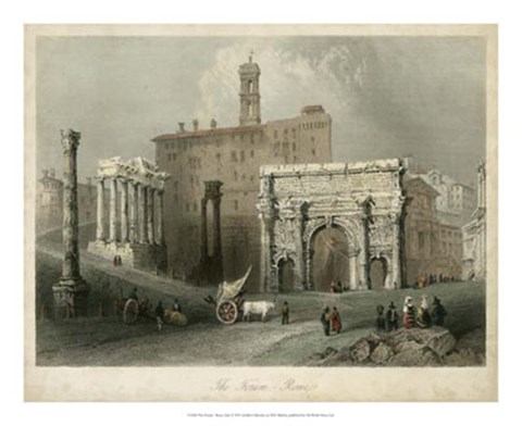 Framed Forum- Rome, Italy Print