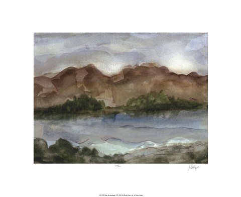 Framed Plein Air Landscape IV Print