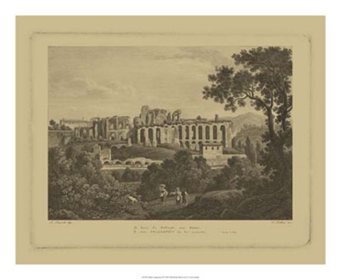 Framed Italian Landscape II Print