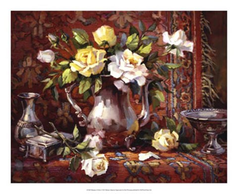 Framed Shimmer of Silver Print