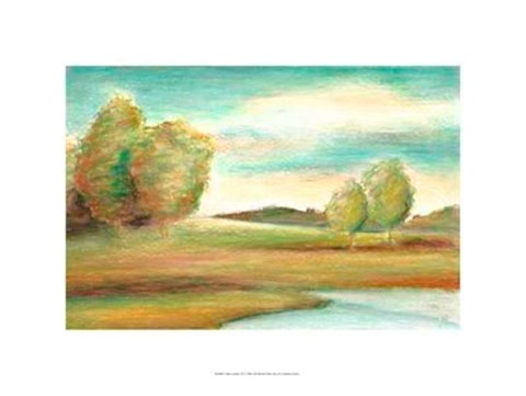 Framed Idle Country III Print