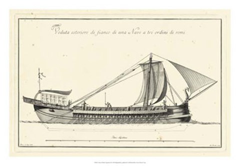 Framed Veduta di Palmi Napoletani II Print