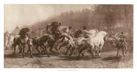 Framed Horse Fair Print